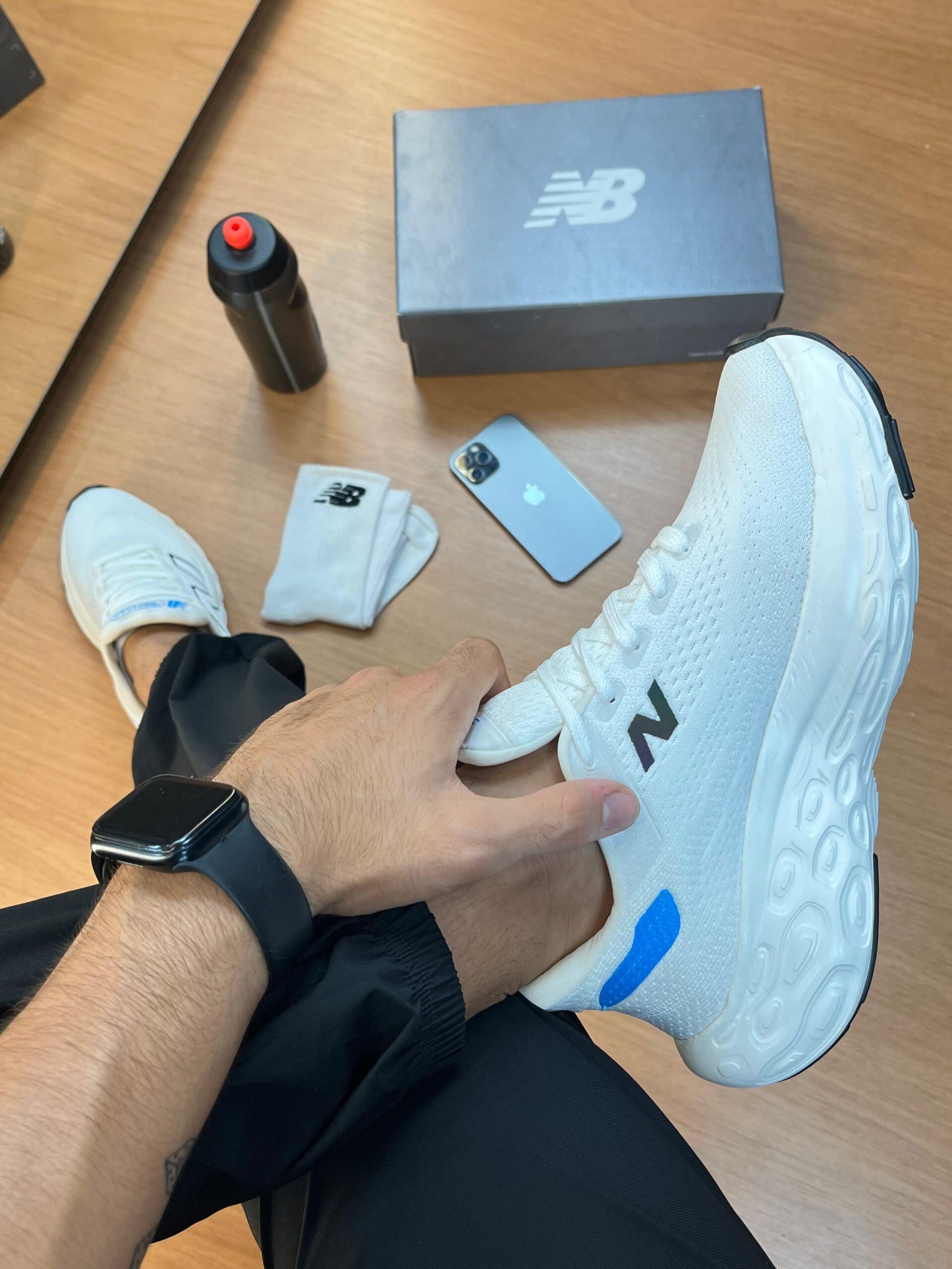 Tênis New Balance 1080 V13 Azul Branco Masculino Premium