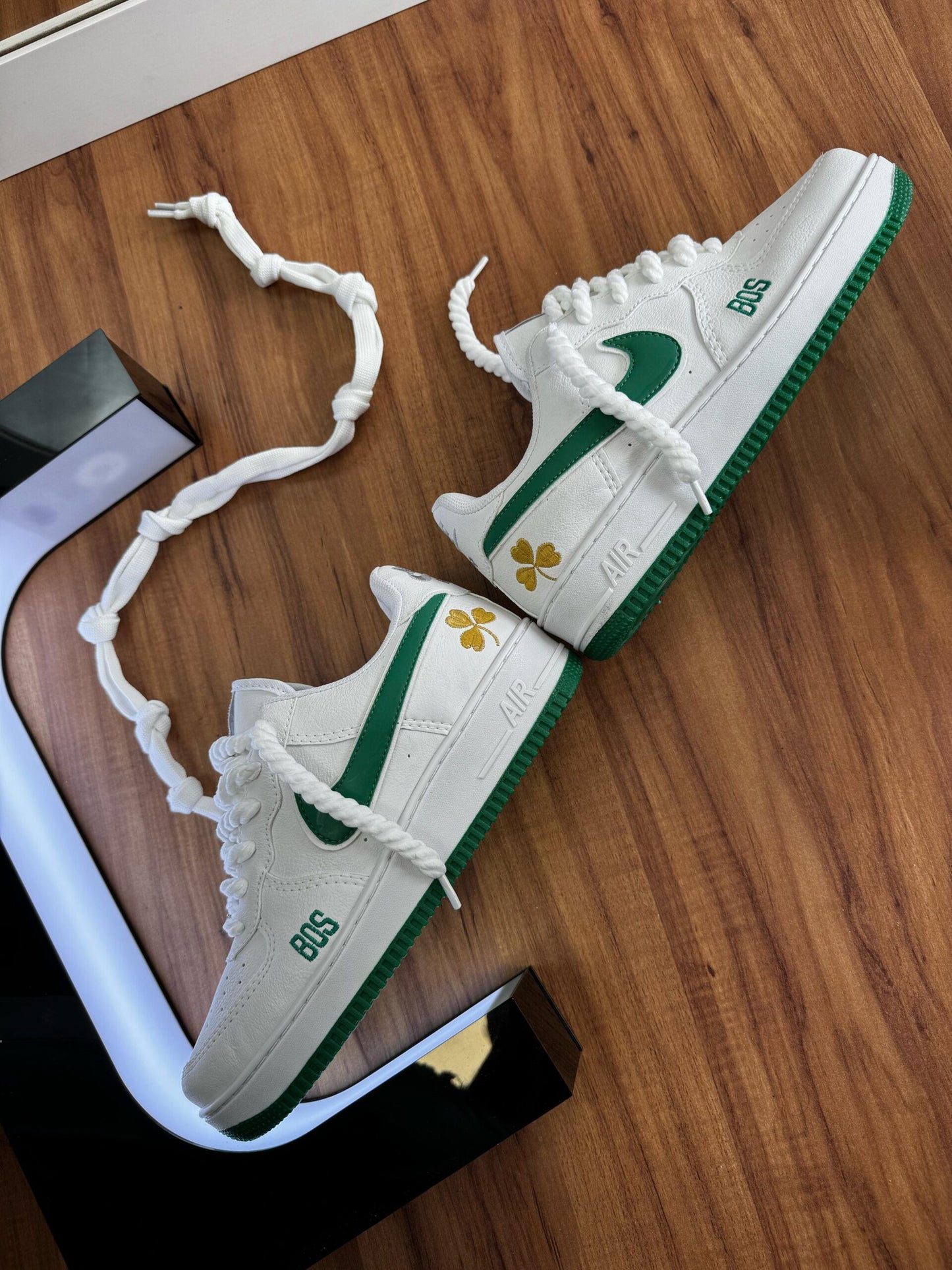 Tênis Nike Air Force Boston Celtics Masculino Premium