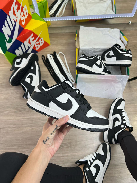 Tênis Nike Dunk SB Branco Preto Premium